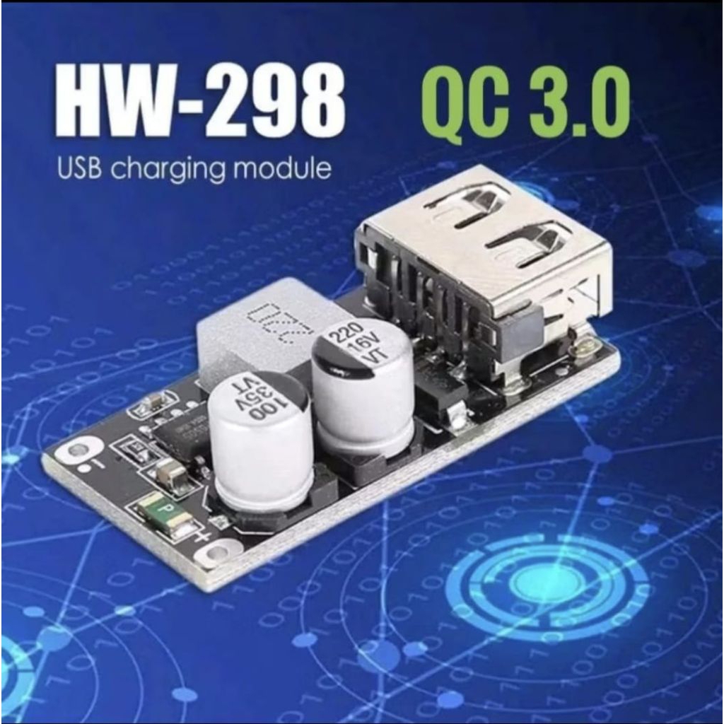 Module Stepdown DC-DC converter USB QC 2.0 QC 3.0 Quick Charge Output Xiaomi Samsung