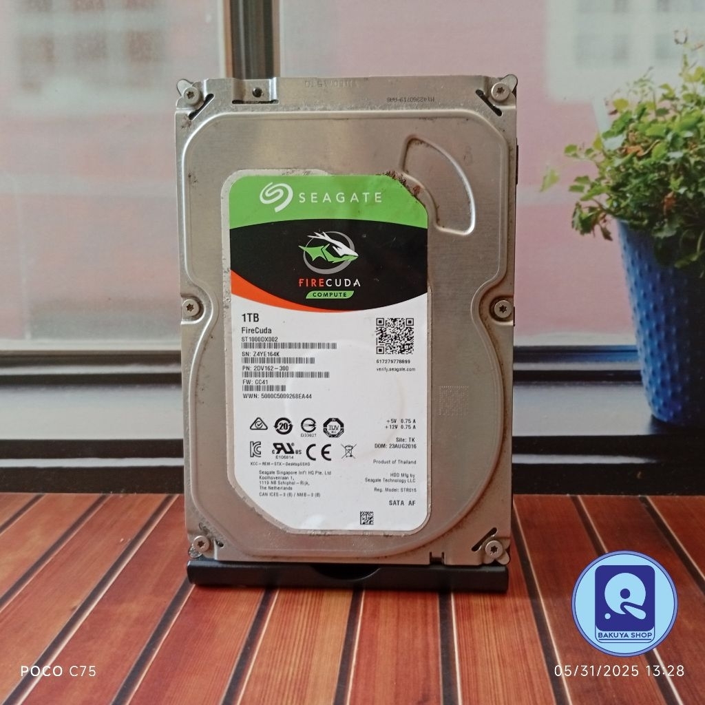 SSHD Internal PC 3.5 Seagate Firecuda 1TB