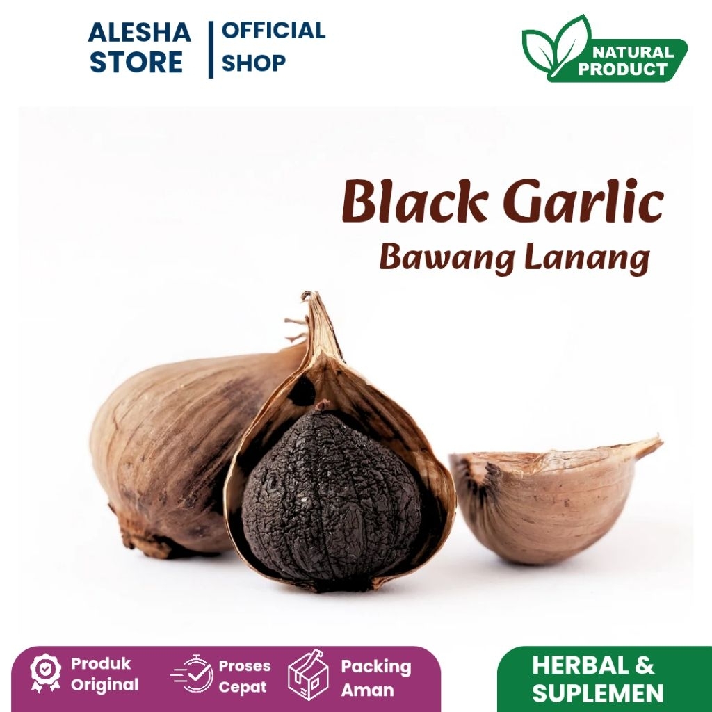 

Bawang Hitam Lanang - Black Garlic 150 gr & 225 gr