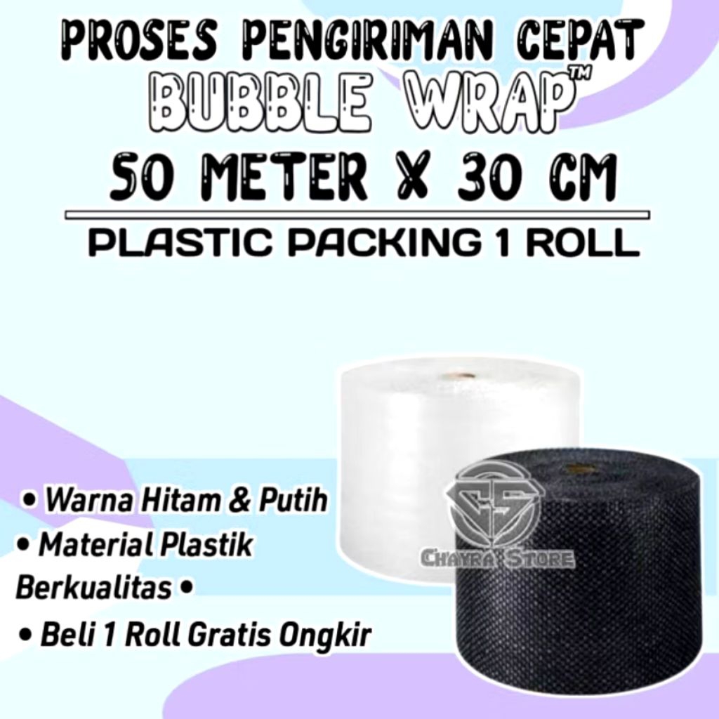 

bubble wrap roll 50 meter x 30 cm