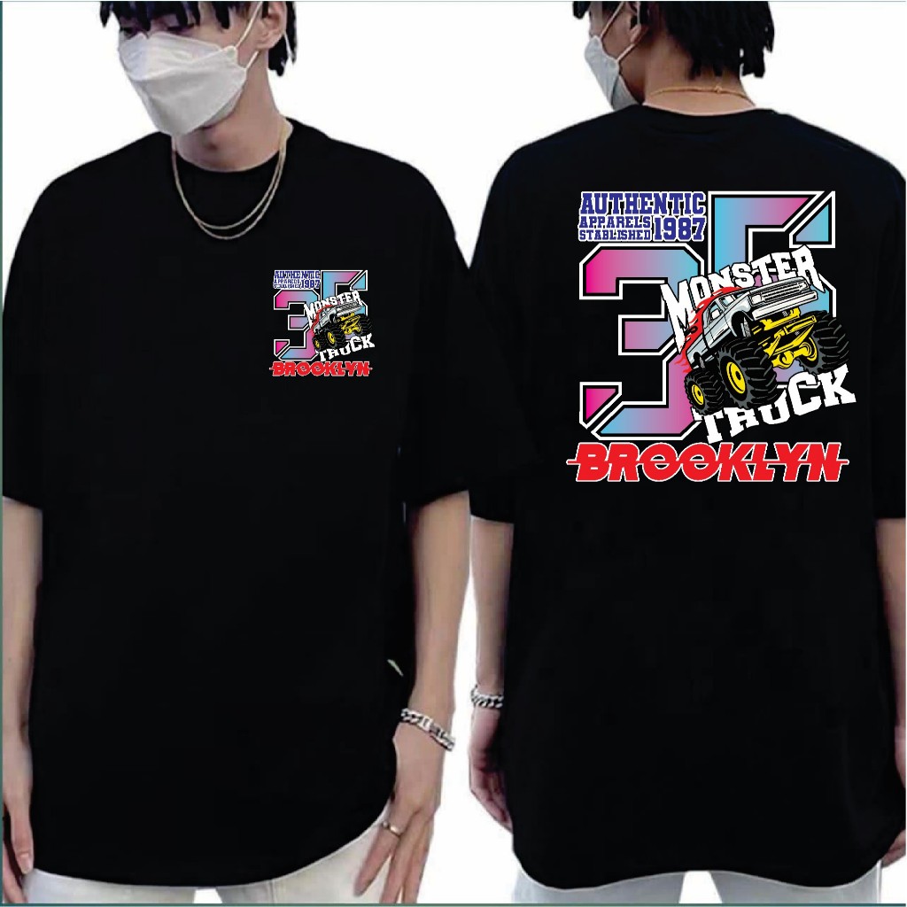 kaos katun 28s/kaos fashion/kaos viral/kaos depan belakang gambar nomor 35