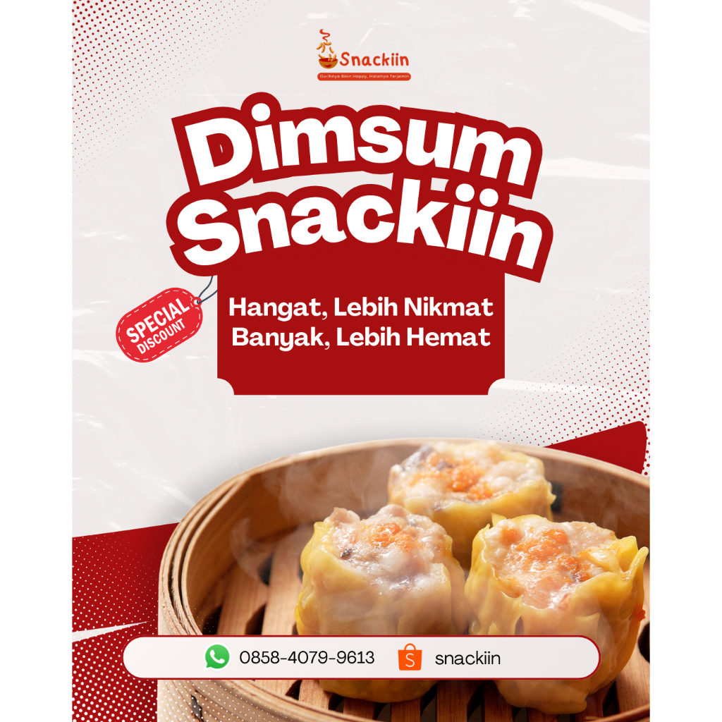 

Promoo!! Dimsum Mini isi 100 pcs Gratis Saos Merah Frozen Food Halal & Nikmat