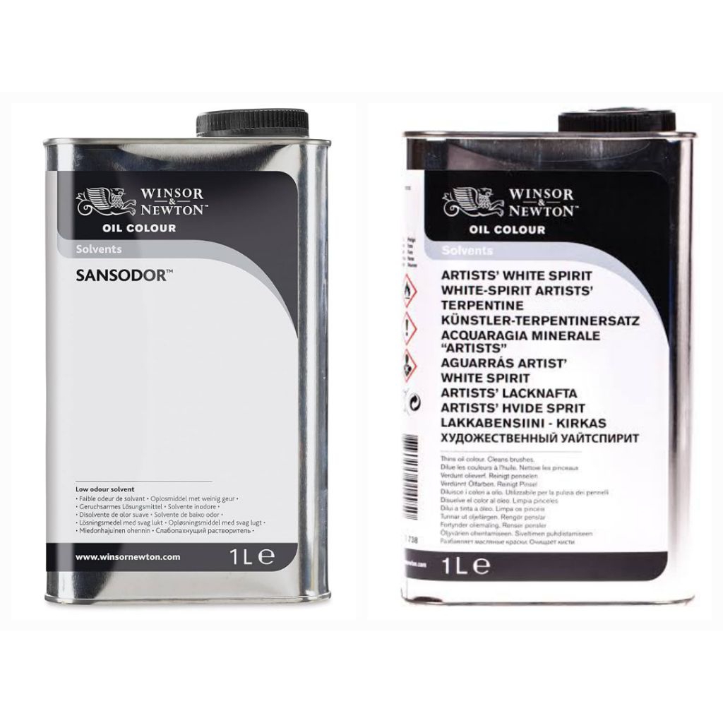 

Solvent 1 Litre Winsor & Newton # Artists' White Spirit / Turpentine / Sansodor
