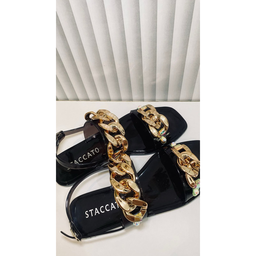 Staccato GL-52 Woman Black 39 Jelly Sandal