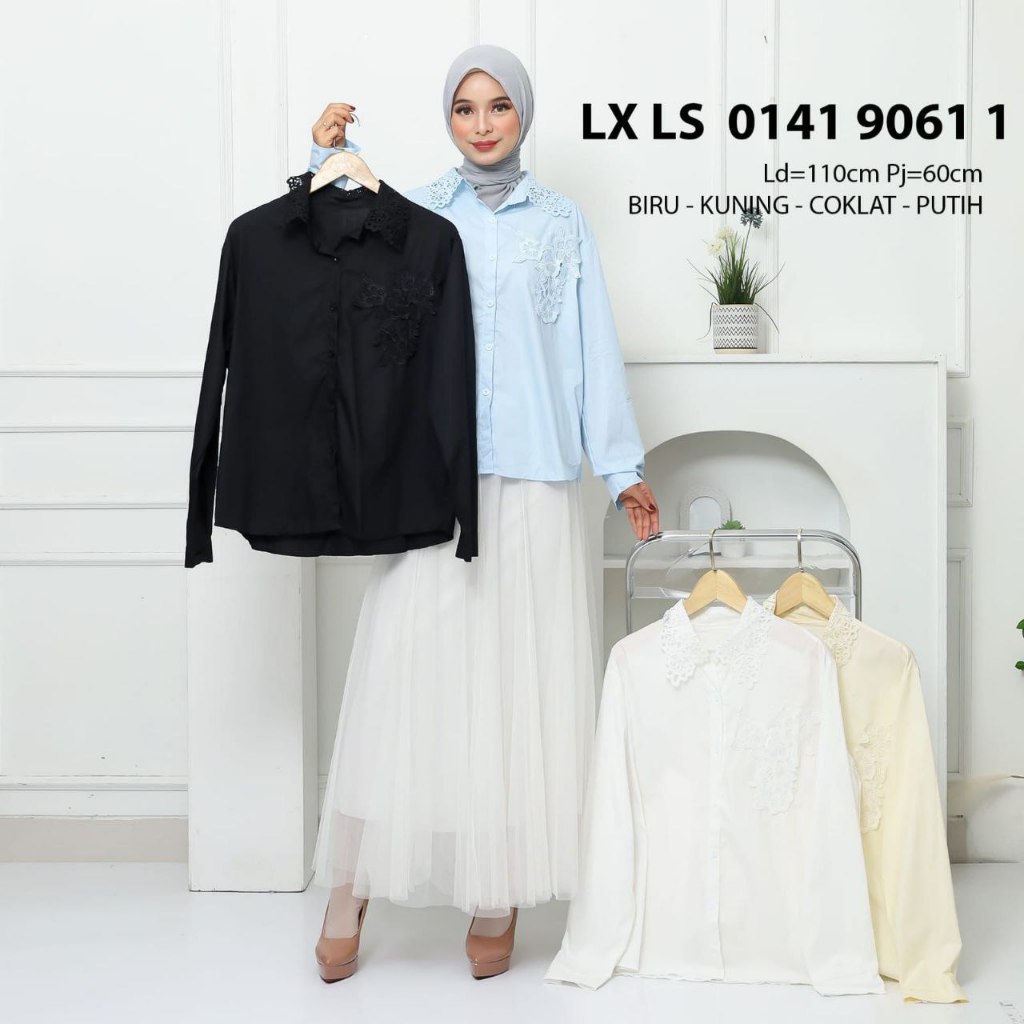 ATASAN KEMEJA/BLOUSE WANITA BORDIR/BAJU BANGKOK