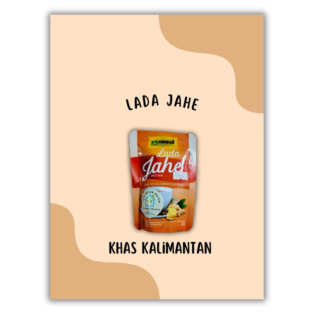 

Lada Jahe Instan - Minuman Hangat Khas Kalimantan