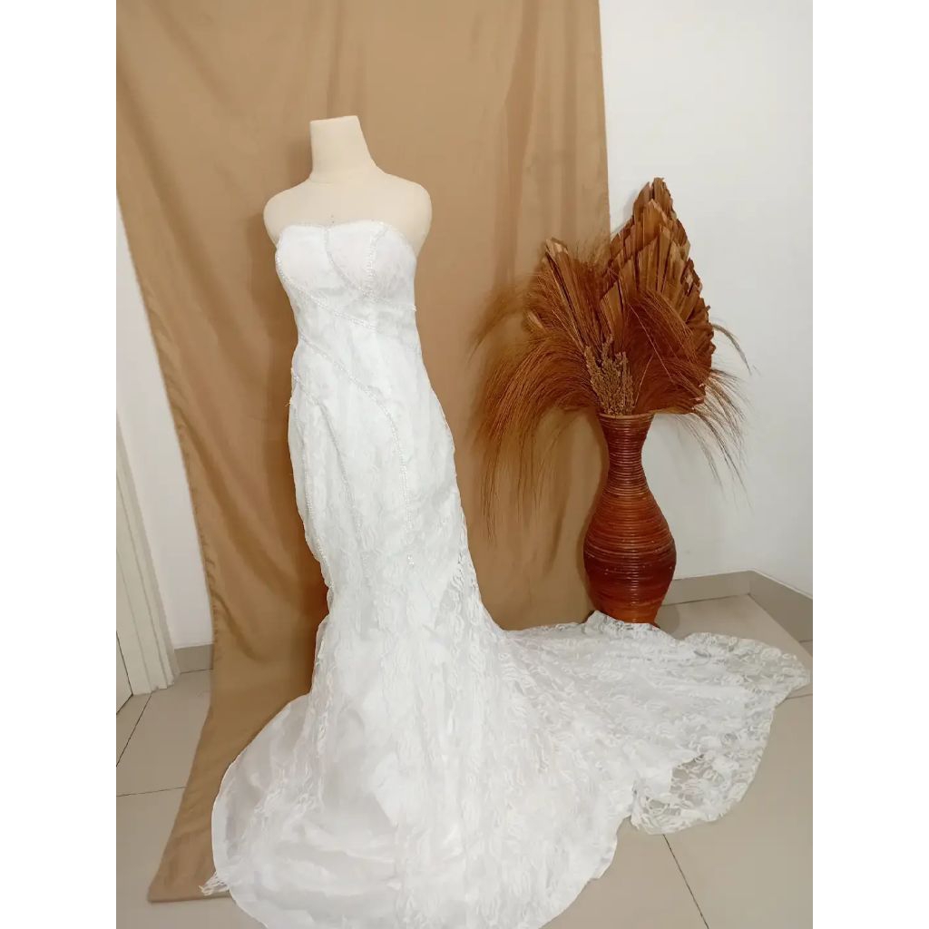 sewa gaun mermaid-sewa gaun pengantin mermaid