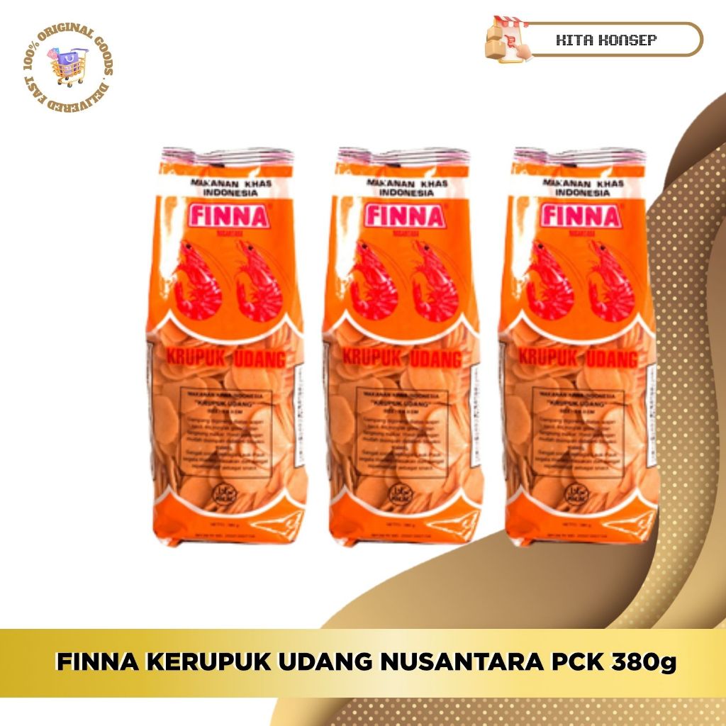 

FINNA KERUPUK UDANG NUSANTARA PCK 380g