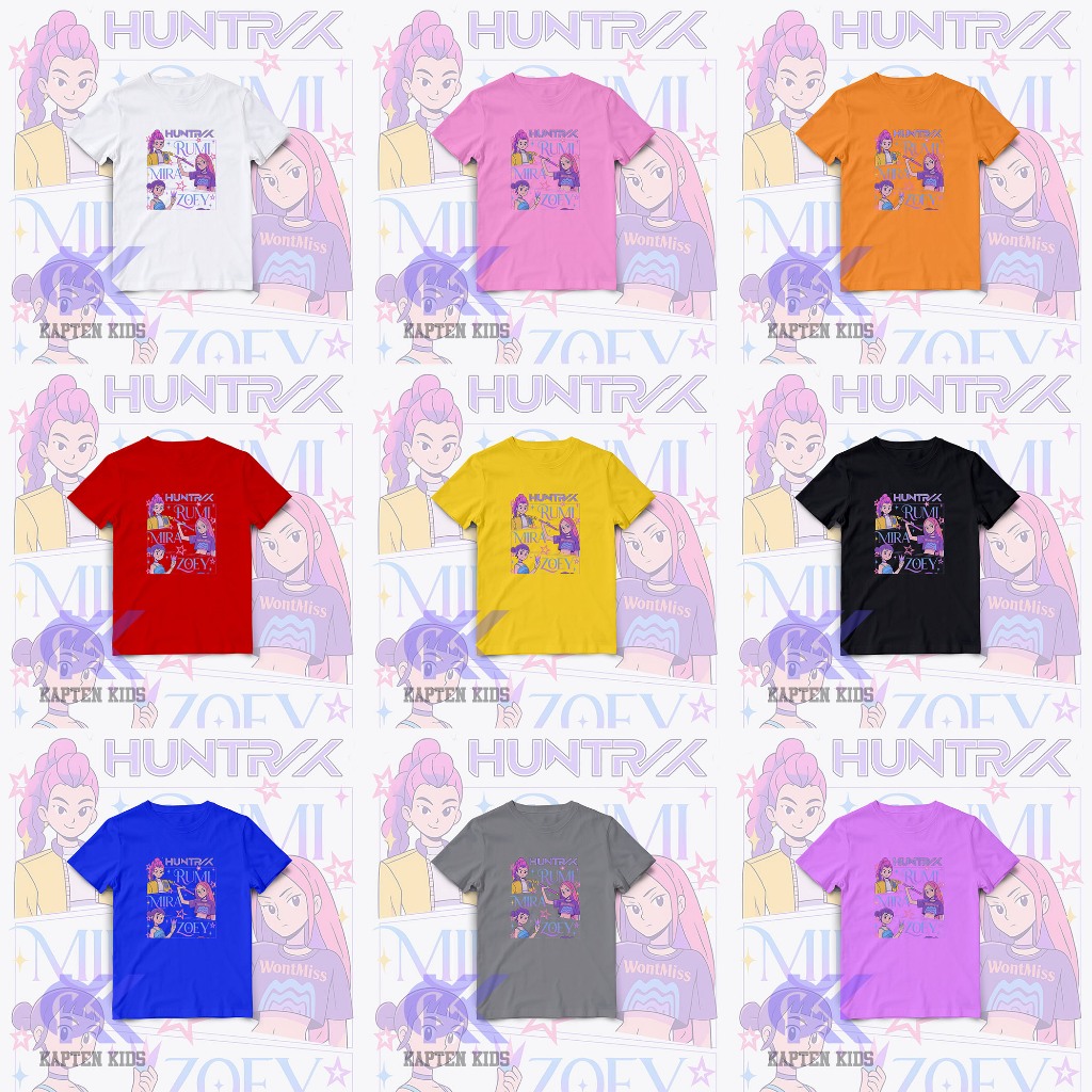 KAOS ANAK KPOP DEMON HUNTER / BAJU ANAK KPOP DEMON HUNTER