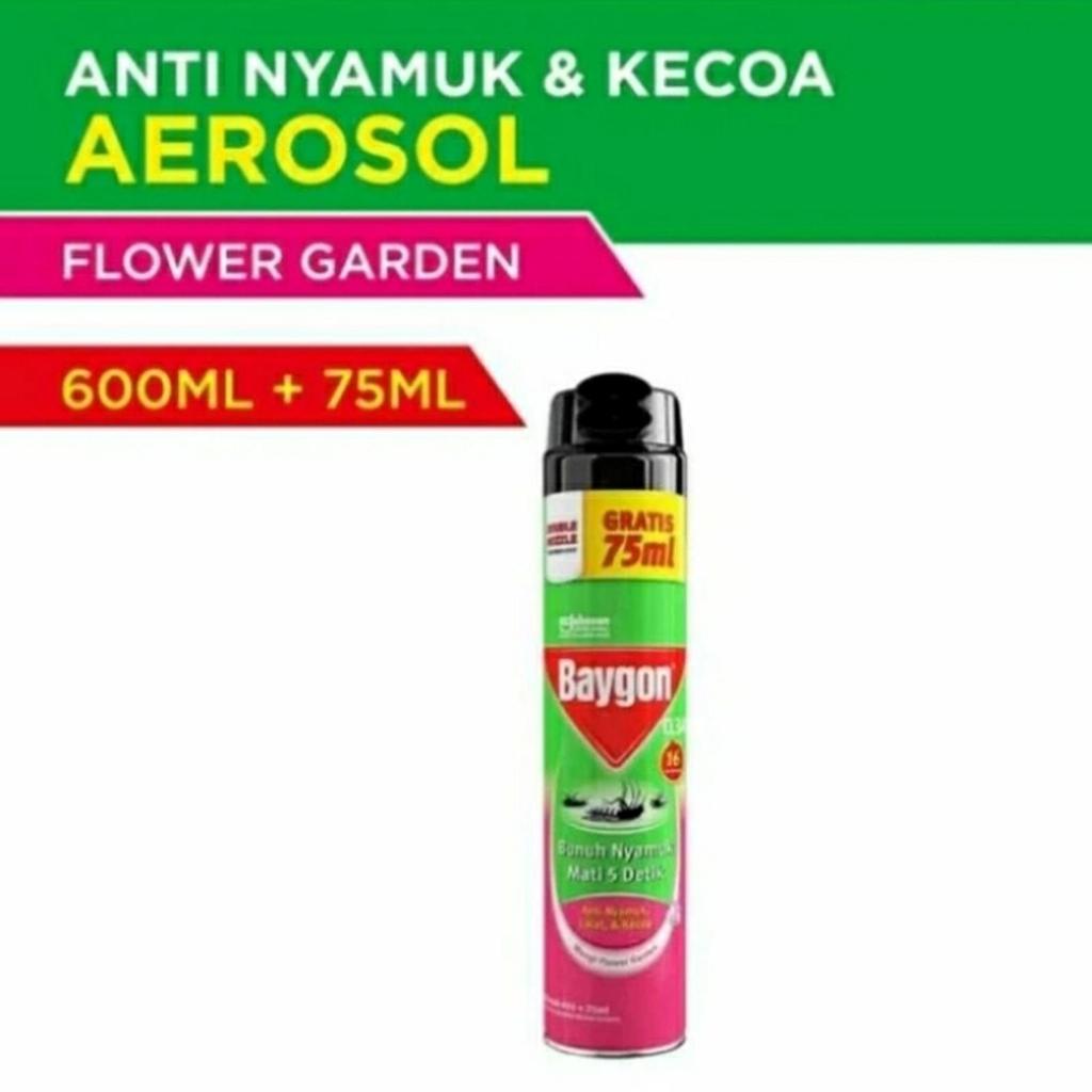 BAYGON AEROSOL 600 ML BONUS EXTRA / BAYGON AEROSOL 600ML