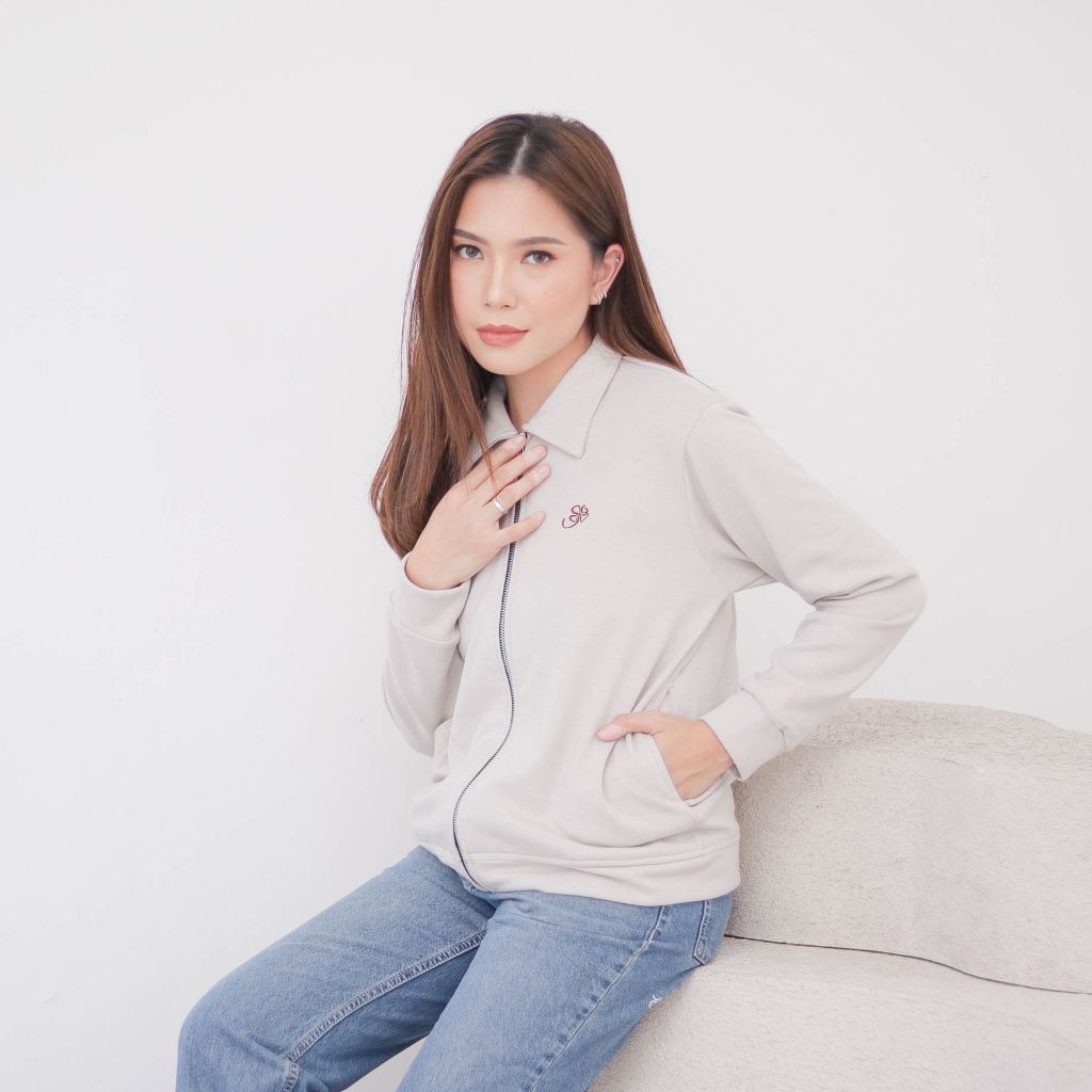 GIYOMI ID - Calea Jacket / Jacket Bahan Kaos / Baju Atasan Wanita