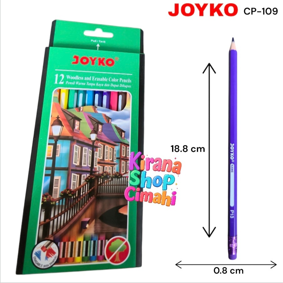 

PENSIL WARNA JOYKO ISI 12 WARNA