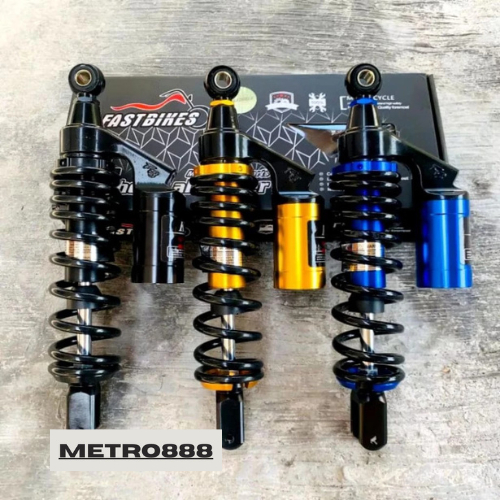 ORIGINAL SHOCKBREAKER RACEIT TABUNG ATAS MODEL GOG YSS SHOCK MATIC BlACK SIlVER MOTOR VARIO MIO BEAT