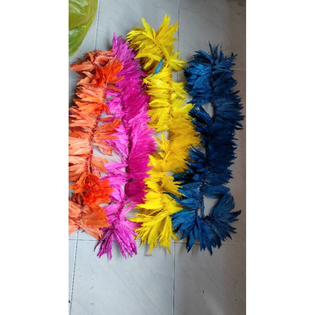 Bulu angsa ceper warna meteran