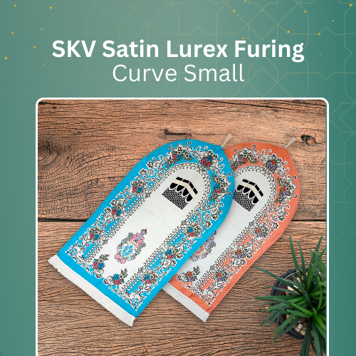 SKV Satin Lurex Furing Curve Small