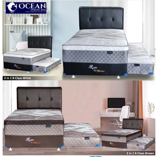 Bed Sorong Ocean Vitto R-Class | Kasur Matras 2 in 1 Sorong Anak | Bed 2 in 1 Ocean Murah Palembang