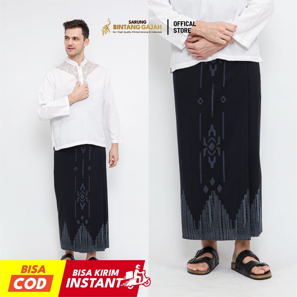 Sarung Bintang Gajah Onta Legenda VS 5691 Motif Ornamen Kotak