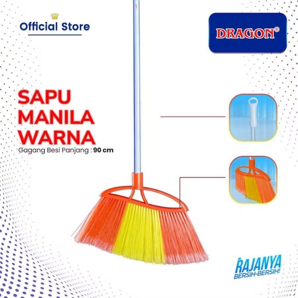 Sapu Plastik Sapu Lantai Plastik Dragon Manila Sapu Dragon Murah