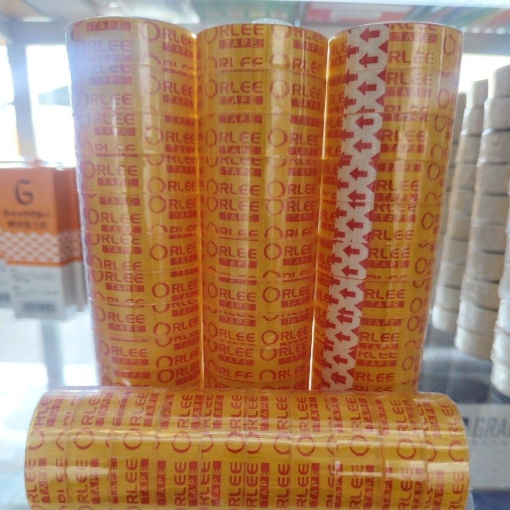 

ISOLASI / SELOTIP ORLEE ISOLASI 1/2 X 25 YARD SOLASI BENING (1 SLOP= 12 PCS)