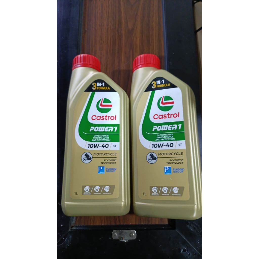 Oli Castrol (Power 1)10W-40 logo piaggio