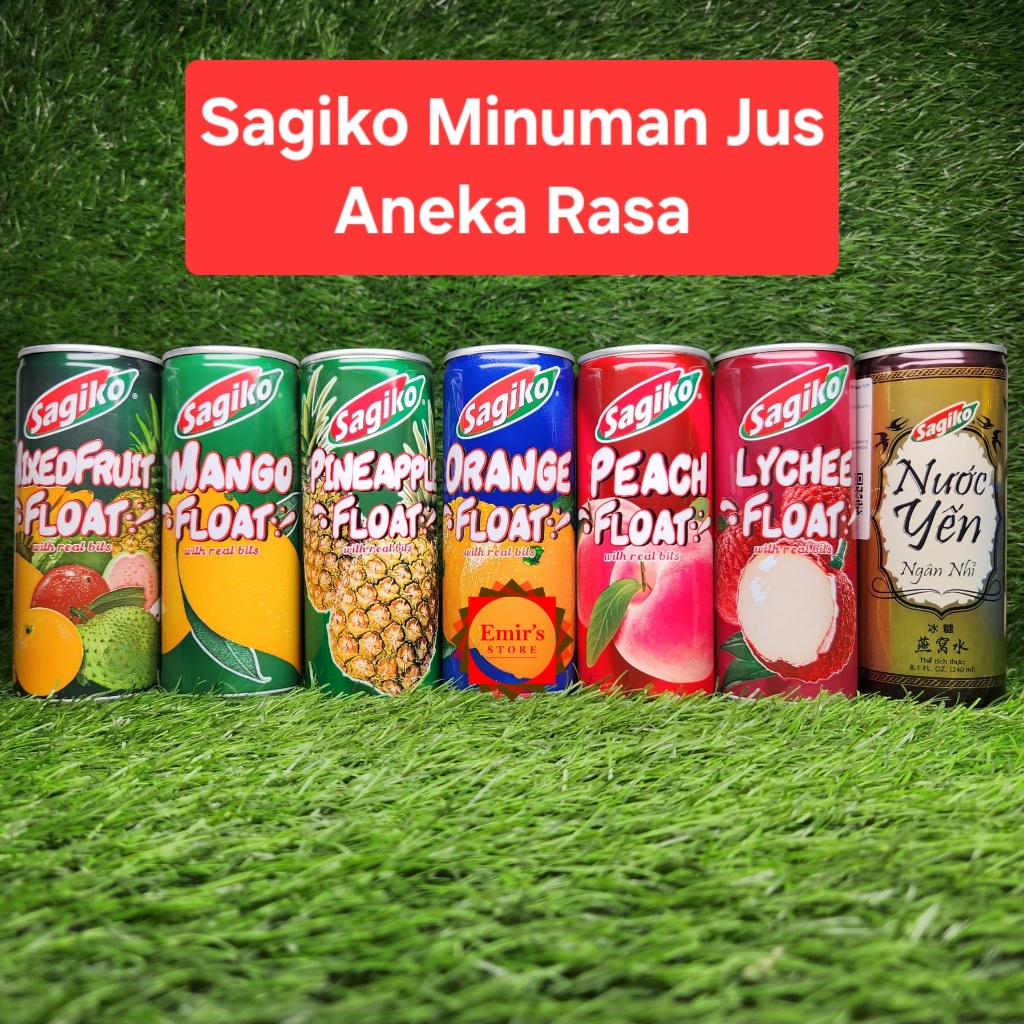 

Sagiko Minuman Jus Aneka Rasa | Sagiko Jus dengan Potongan Buah | Sagiko Fruit Drink | 250 Ml | Promo Buy 1 Get 1