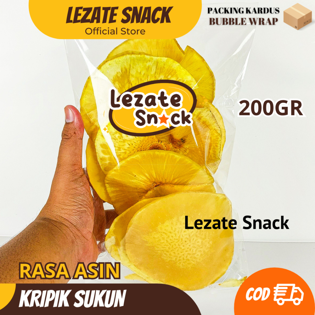 

Kripik Sukun Bulat Super 200GR Kiloan Empuk Renyah Enak / Keripik Sukun Bulat Mentega Goreng Tidak Keras Lezate Snack SEDAP SNACK