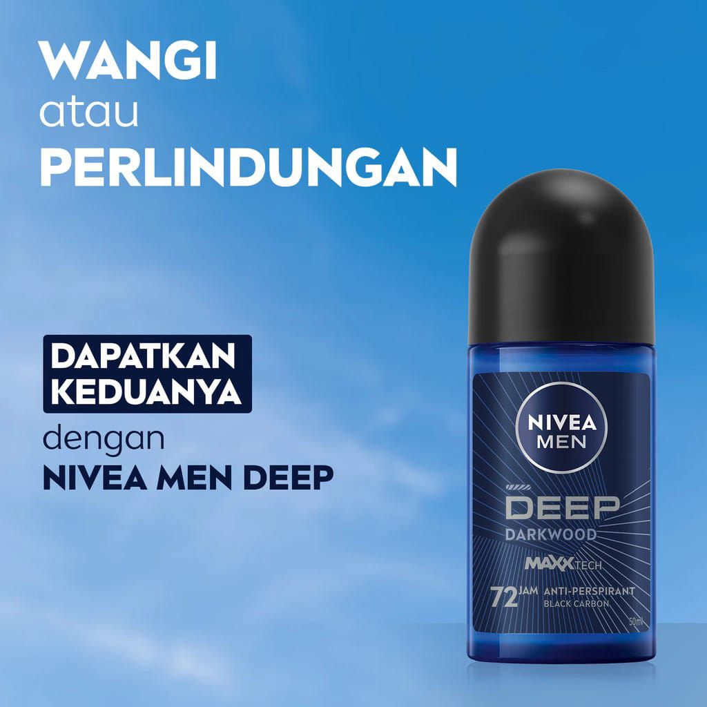 Nivea Men Deodorant Roll On Deep 50ml