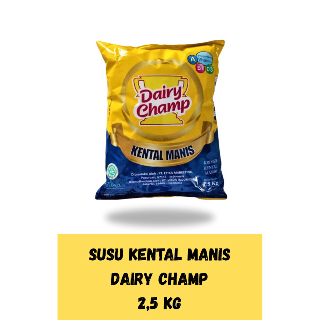 

SKM Susu Krimer Kental Manis Dairy Champ 2,5 Kg