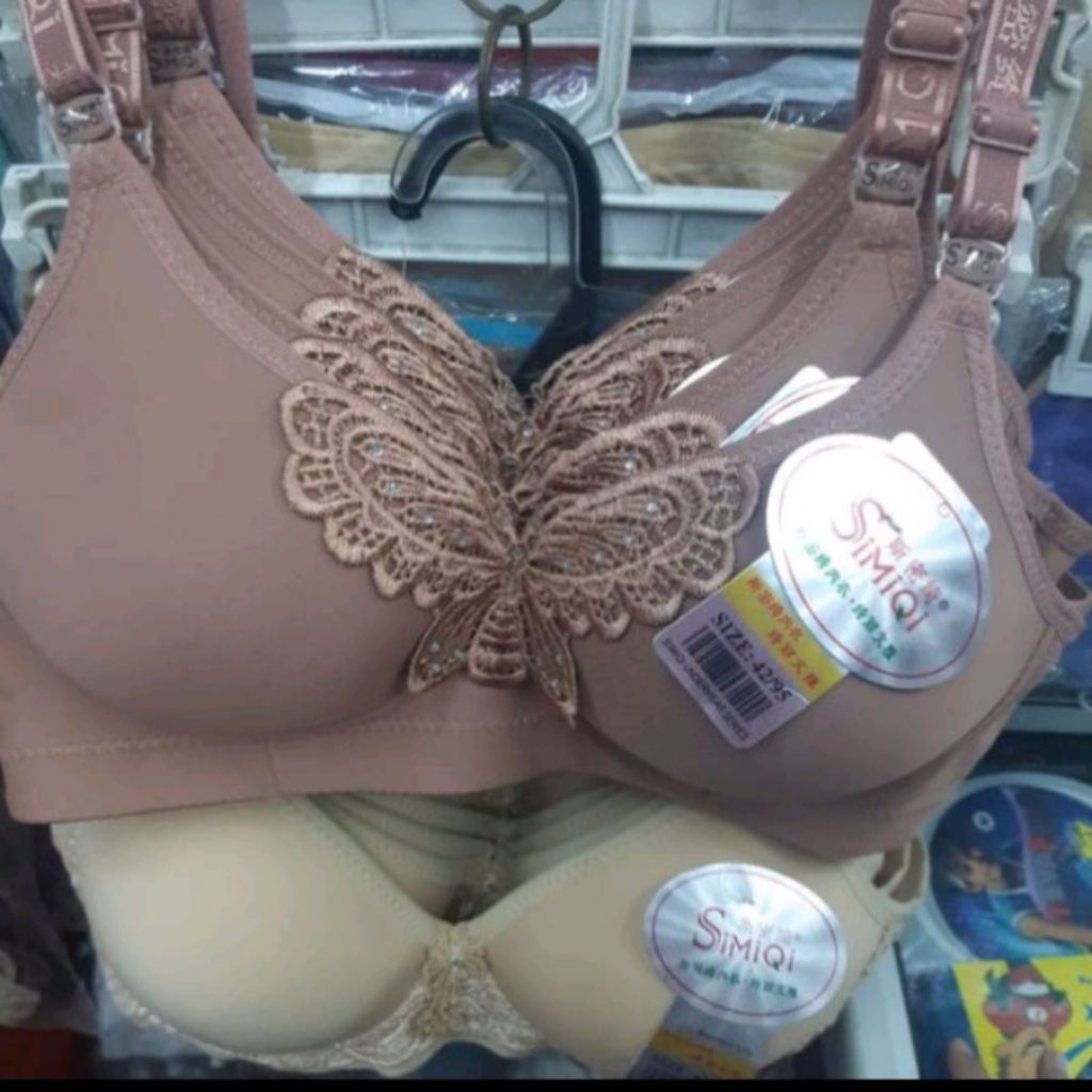 BH/BRA SIMIQI KUPU KUPU art 6616 Cup B/C (cup sedang) soft/Simiqi Model kupu kupu sama renda bawah