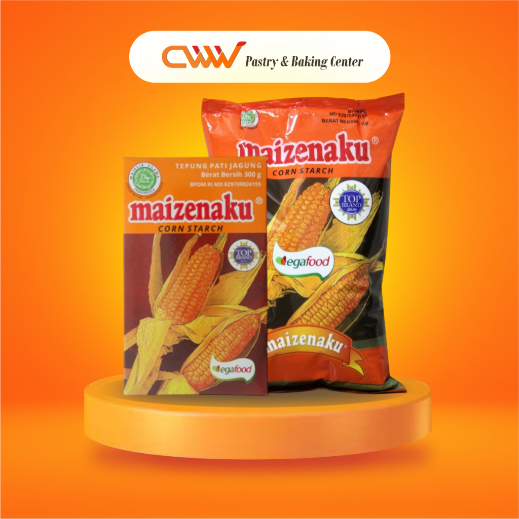 

Maizenaku Tepung Maizena Pati Jagung 300g 1kg Adonan Kue Basah Pengental Masakan Perenyah Gorengan