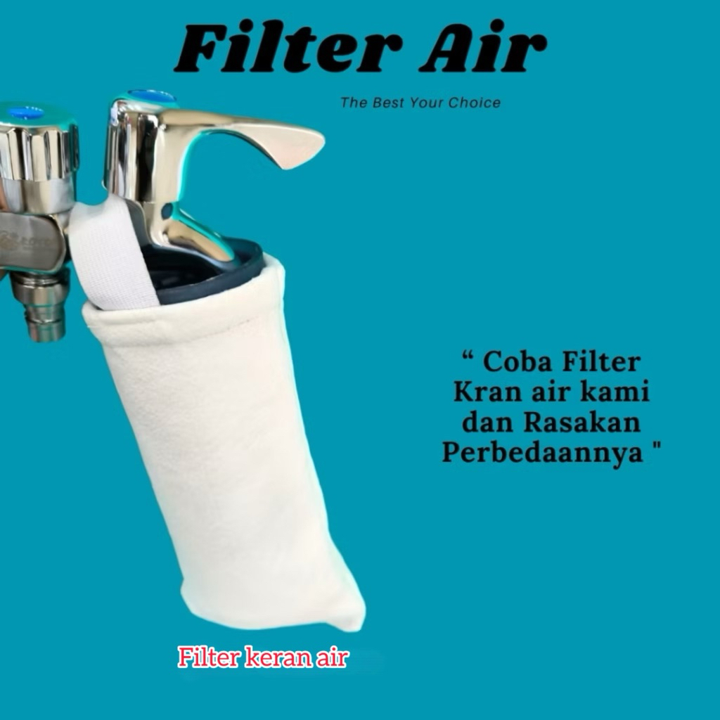 Filter Kran Air | Filter Kain | Filter Keran Air Plus Tabung | Saringan Air
