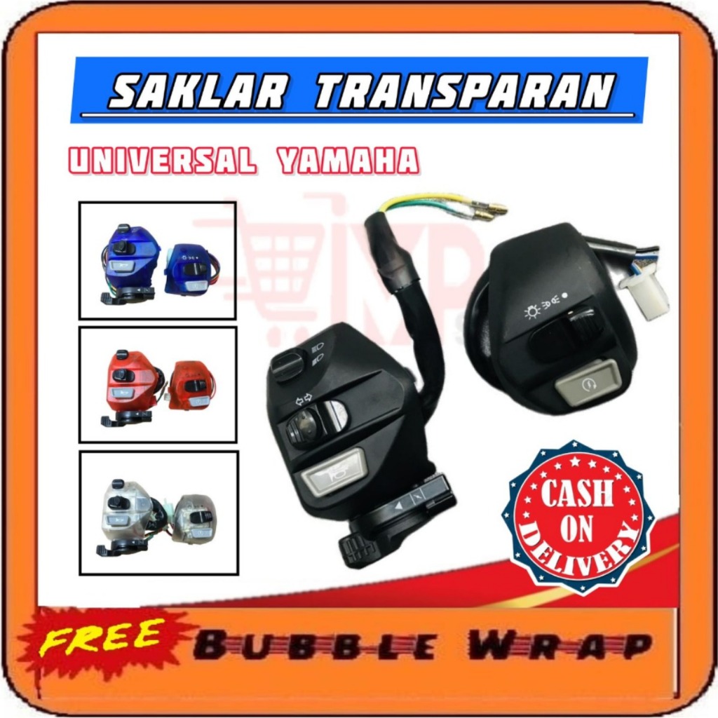 SAKLAR TOMBOL KANAN & KIRI PLUS HAZARD YAMAHA MX lama MX New 135 Xeon karbu Xeon RC  Xeon GT 125 Mio
