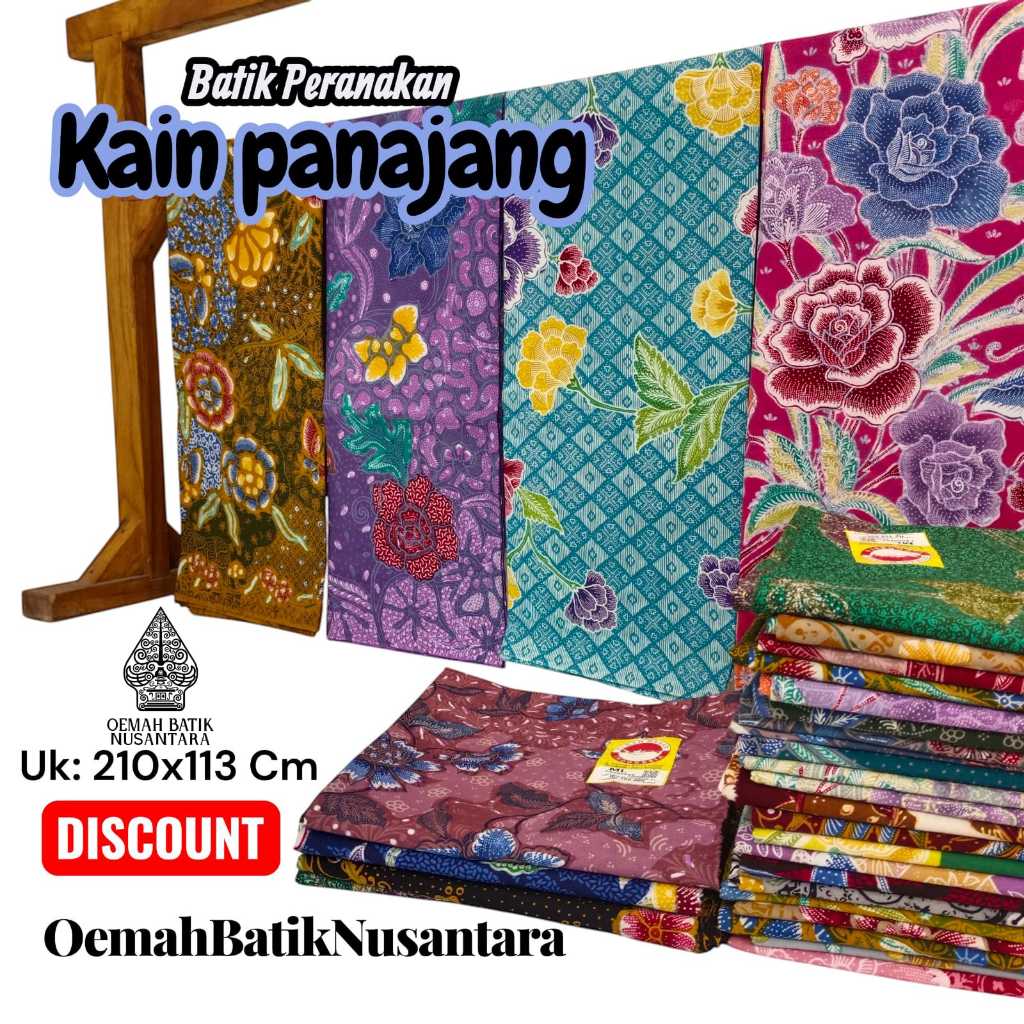 Kain Batik Premium Motif Elegan, pakaian wanita, kain 100% Batik Nusantara