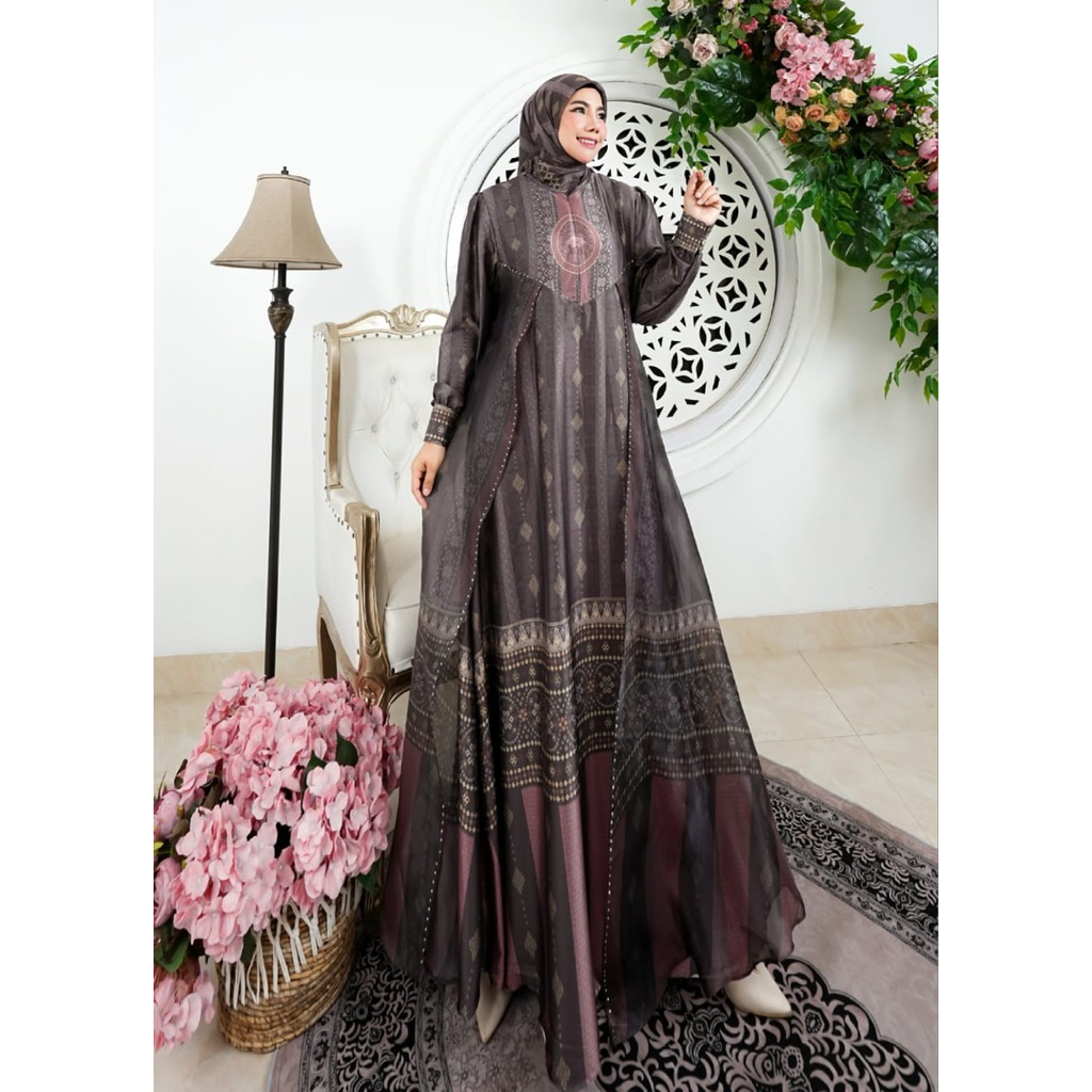 LATEEVA SERIES BY HUMAIRA DMECCA / GAMIS SET SYARI /GAMIS PESTA/GAMIS LEBARAN TERBARU/GAMIS HUMAIRA