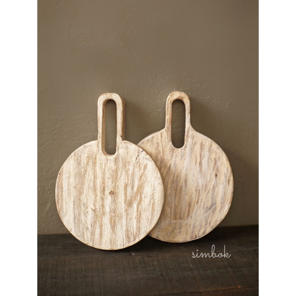 Talenan Kayu Putih Rustic