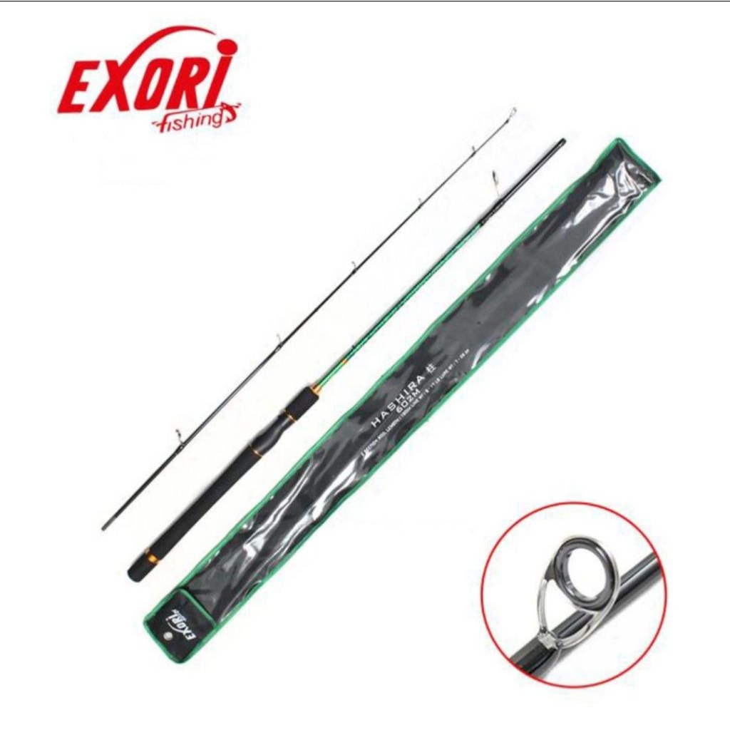 Joran pancing exori hashira 602 180cm carbon solid