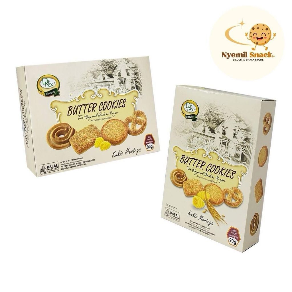 

cocok untuk hajatan snack butter cookies box 90gram (eceran)
