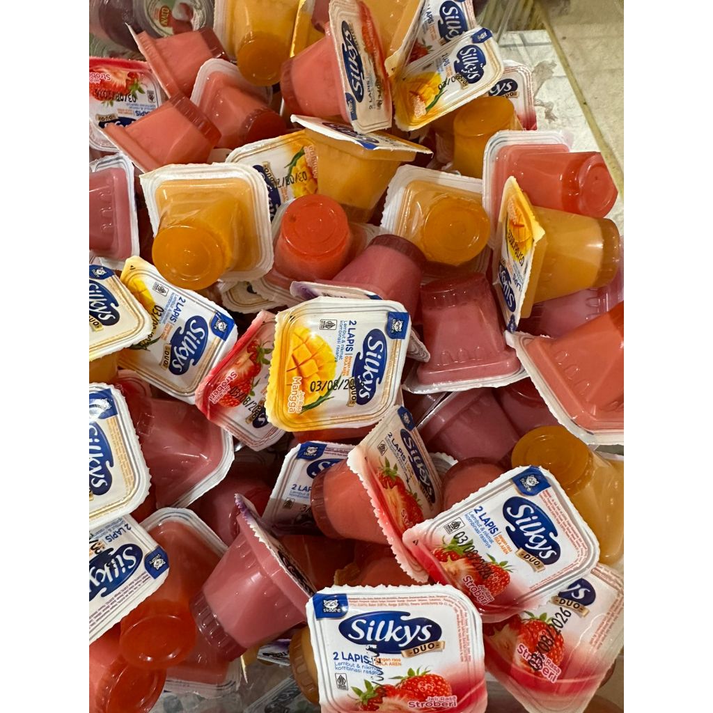 

Silky puding jelly paket ekonomis isi 15