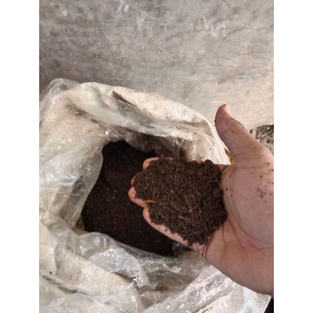 pupuk organik kohe kambing fermentasi kemasan plastik 5kg