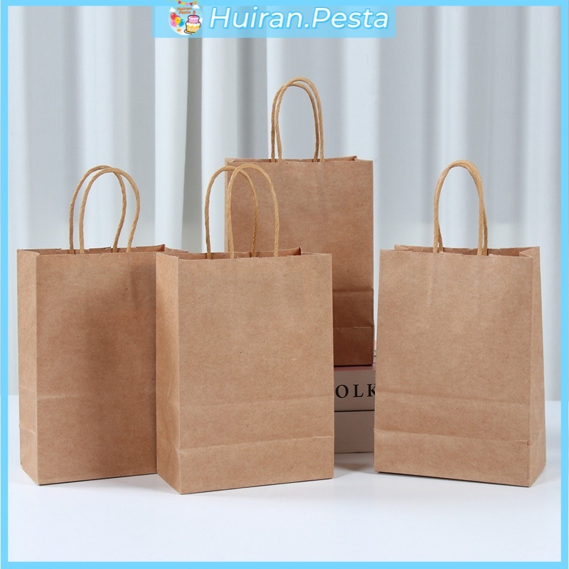 

Tas Kertas Kraft Unik Aesthetic, Paket 4 Pcs untuk Hadiah Spesial Cewek Ideal untuk Ulang Tahun & Dekorasi Pesta