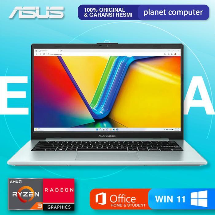 ASUS VIVOBOOK GO 14 E1404FA Ryzen  3 IPS Ram 8GB 256GB/512GB Ssd WIN11+OHS+M365 14" IPS