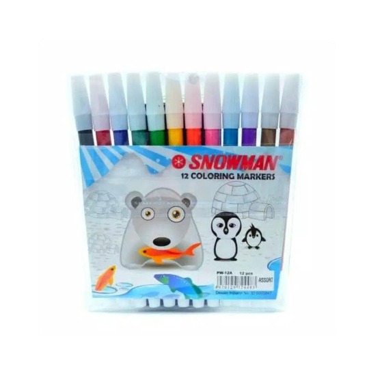 

SPIDOL 12 WARNA SNOWMAN/SQUEZZY