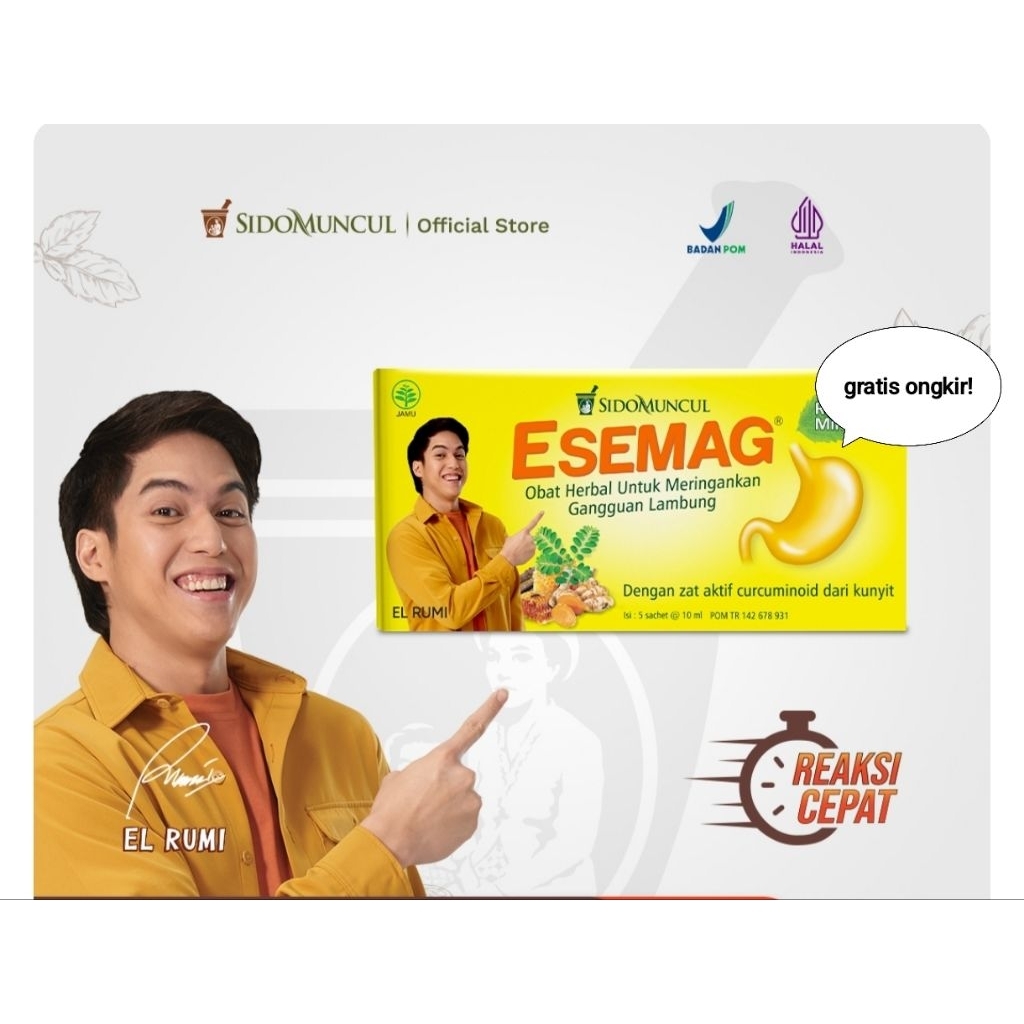 

esemag sidomuncul 5 sacet 1box sakit perut mag