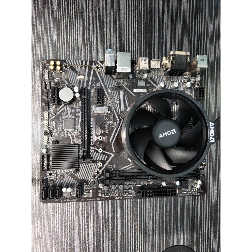 BUNDLE Ryzen 5 3400G & Mobo Gigabyte A520M S2H