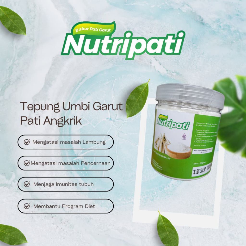 

Tepung Pati Garut solusi untuk asam lambung