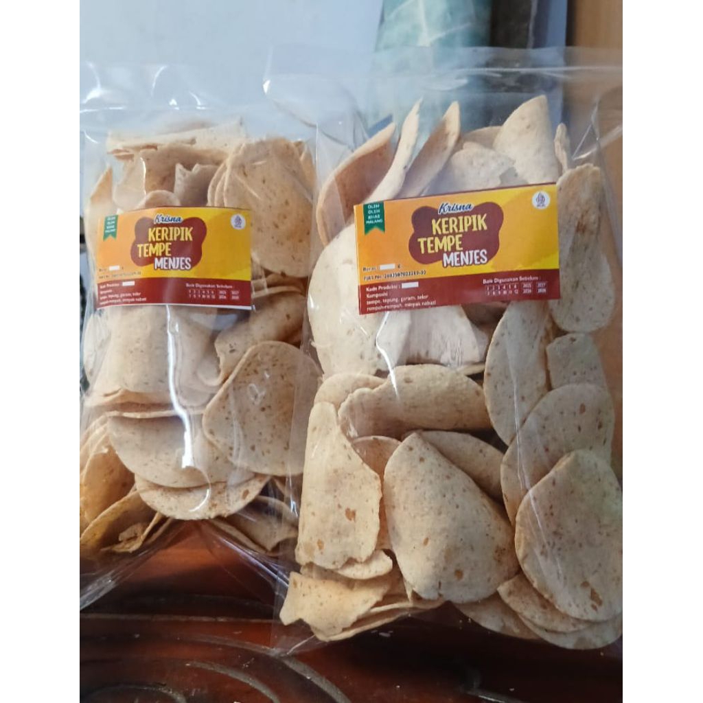

KERIPIK TEMPE MENJES/KERIPIK TEMPE KEDELAI MENJES KRISPI@200gr