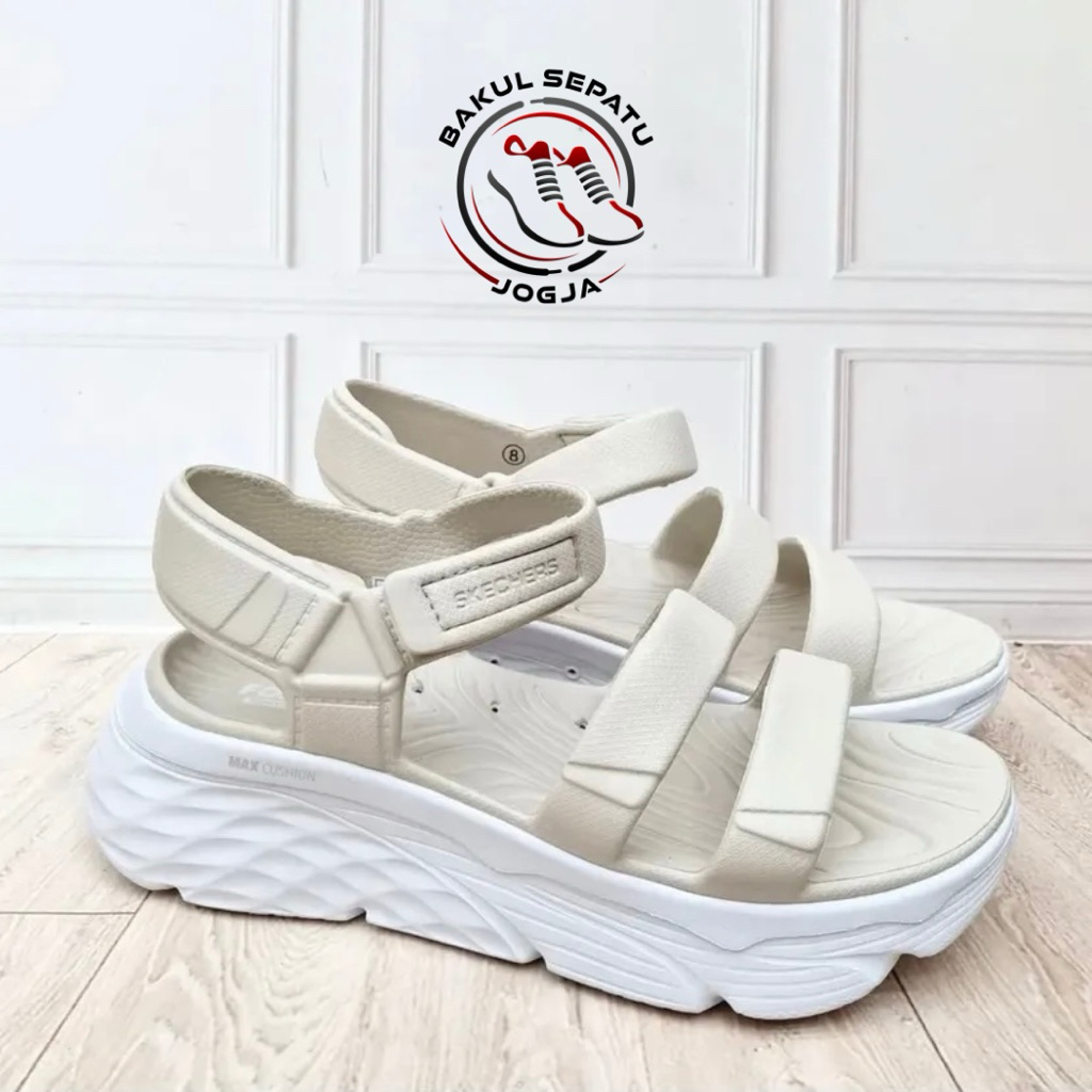 Sepatu Wanita SKECHERS Max Cushioning (Size 40) Sneakers Casual Sport Sekolah Dewasa