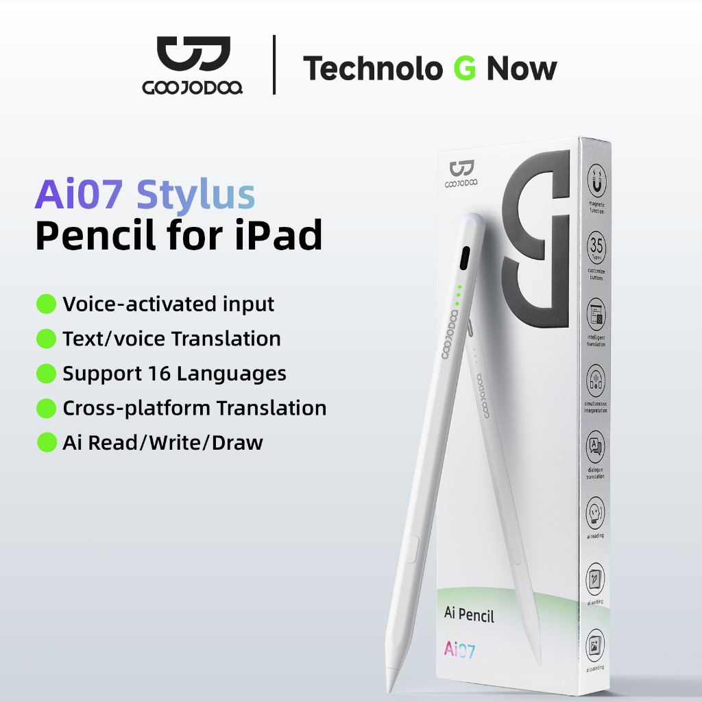 Goojodoq GD15 Ai Stylus Pen Stylus features real-time voice/text translation/meeting recording/ and 