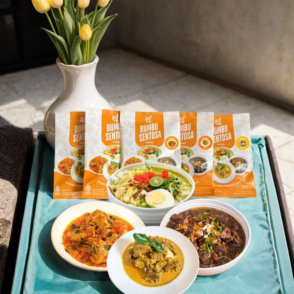 

Bumbu Instan Sentosa Rawon Soto Gule Rica-Rica Praktis