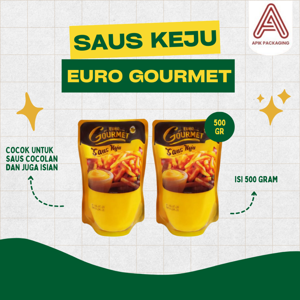 

Saus Keju Euro Gourmet GT Chesse 500gr